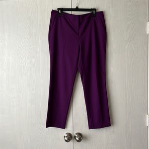 Vince Camuto Straight Purple Pants